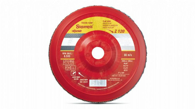 disco flap 115x22mm starrett grao 120 - FDX115120NF