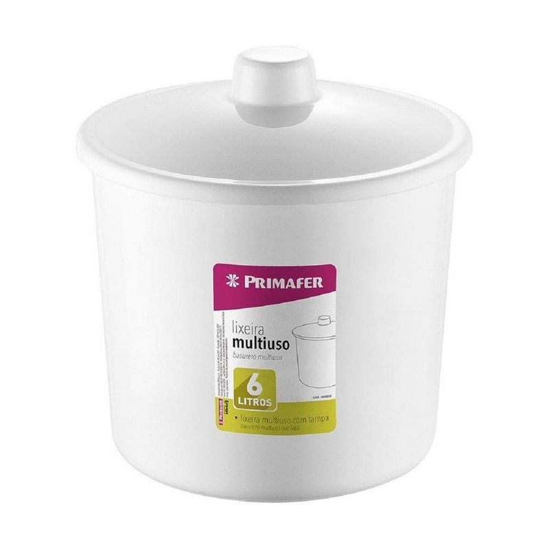 LIXEIRA-MULTIUSO-BRANCO-6L-PRIMAFER