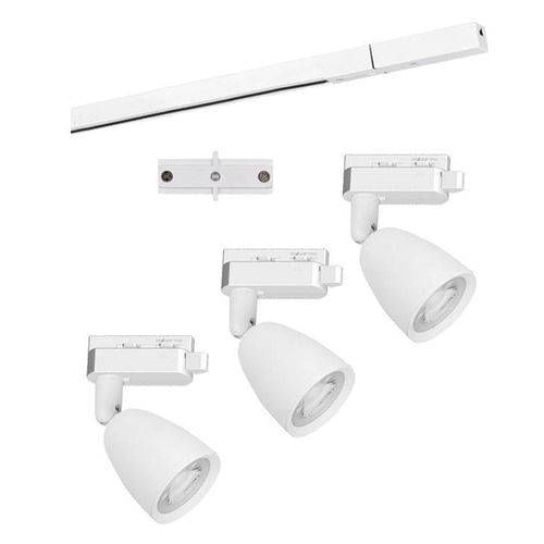 kit trilho led direct taschibra branco 3000k - 15090232