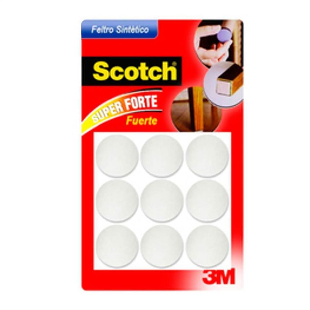 feltro redondo scotch 3m branco g - HB004262620