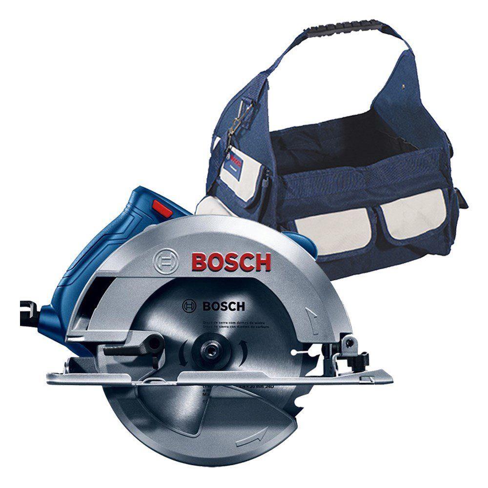 serra circular gks150 c/bolsa 1500w bosch 127v - 06016B30D2000