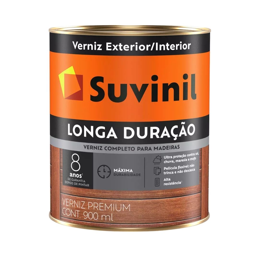verniz brilhante protecao maxima 900ml suvinil incolor - 54413022