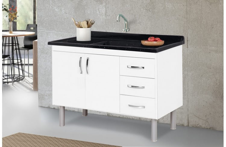 armario toquio 116.2cm aj rorato branco - 539202