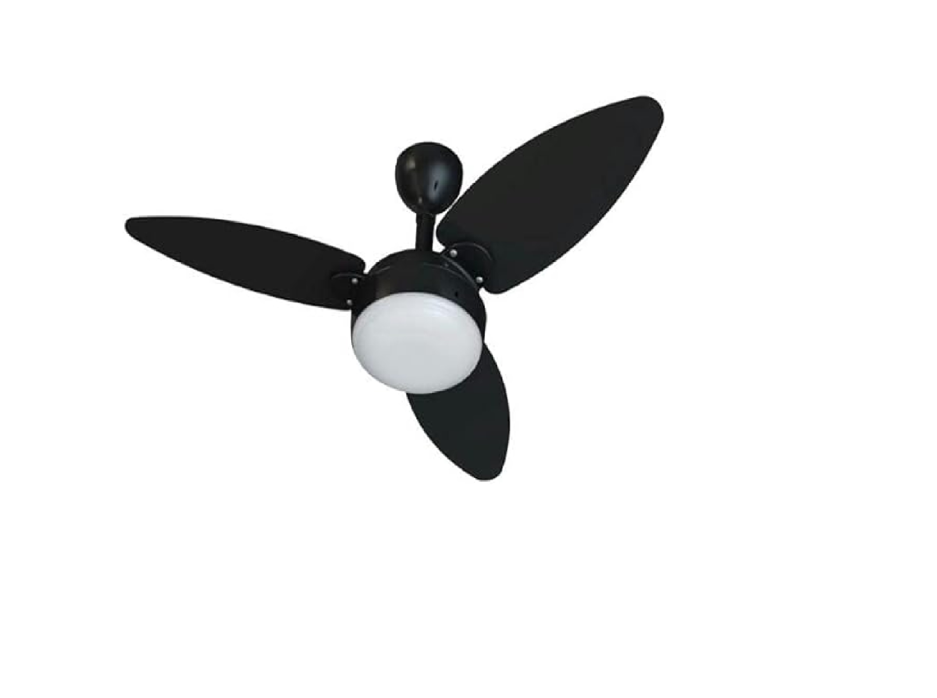 Ventilador Teto Elluz 3P C/Inv Ventisol Preto Bivolt - 11186