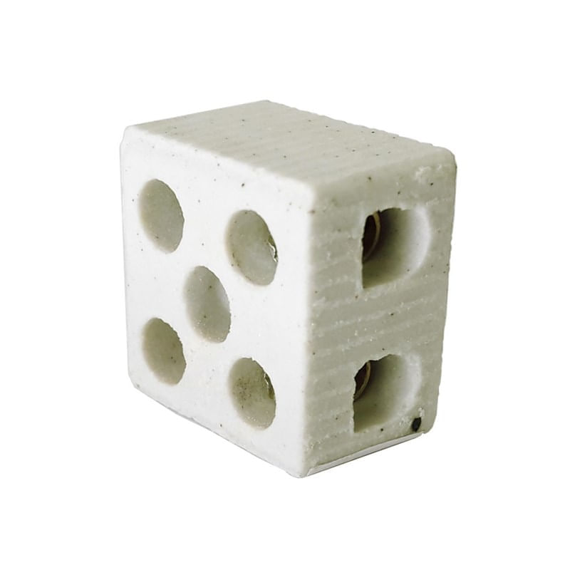 Conector Porcelana Bipolar 10Mm Foxlux