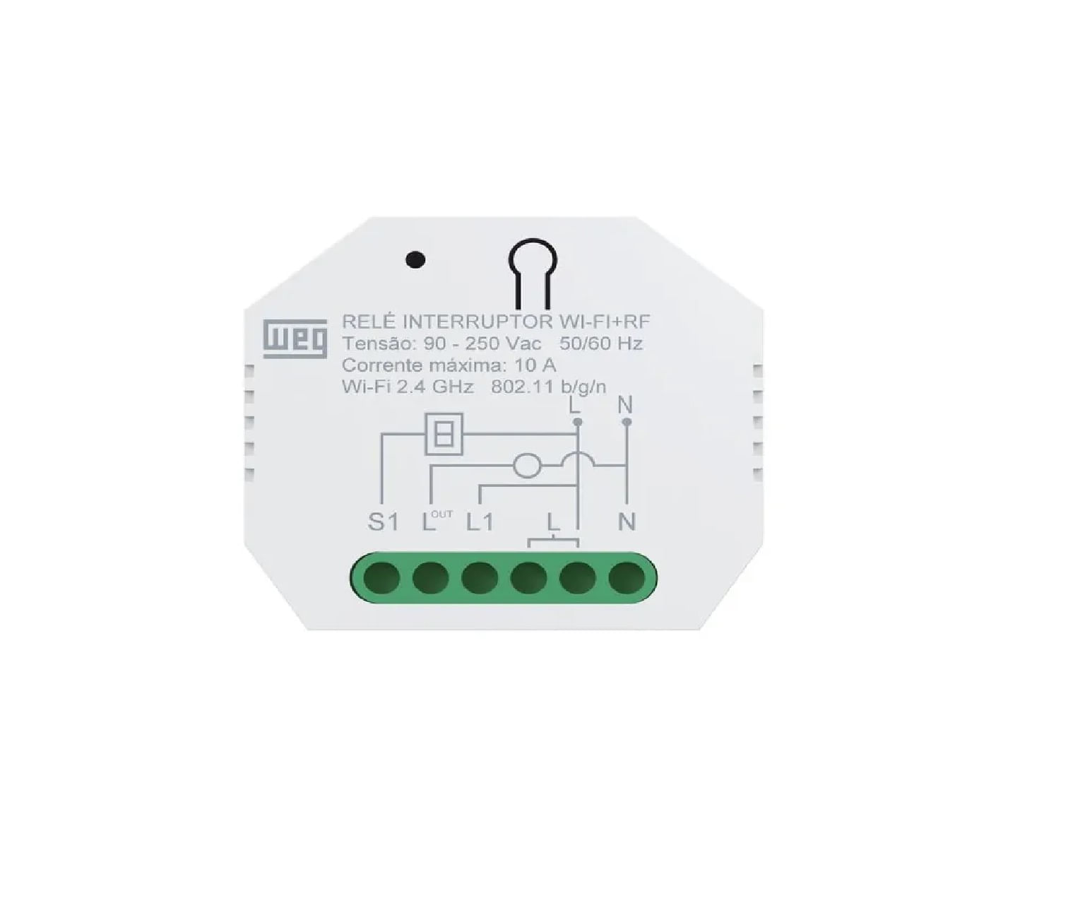 rele interruptor wifi+rf 10a weg