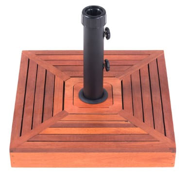 Base para Ombrelone 25kg Revestimento de Madeira Bel Fix