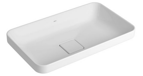 Cuba Sobrepor Retangular 50Cm Deca Branco - L.23050.17