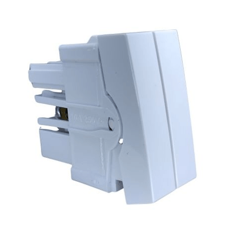 Modulo interruptor duplo simples inovapro 10a 250v branco
