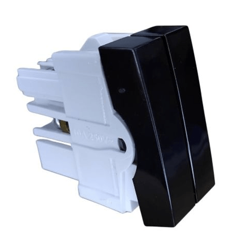 Modulo interruptor duplo simples inovapro class 10a 250v black