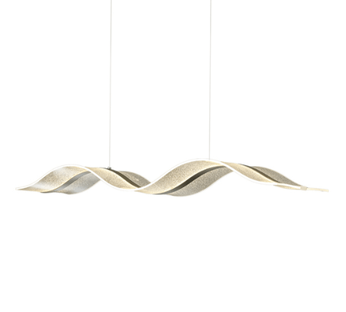 Pendente led acrilico 005 3000k dourado
