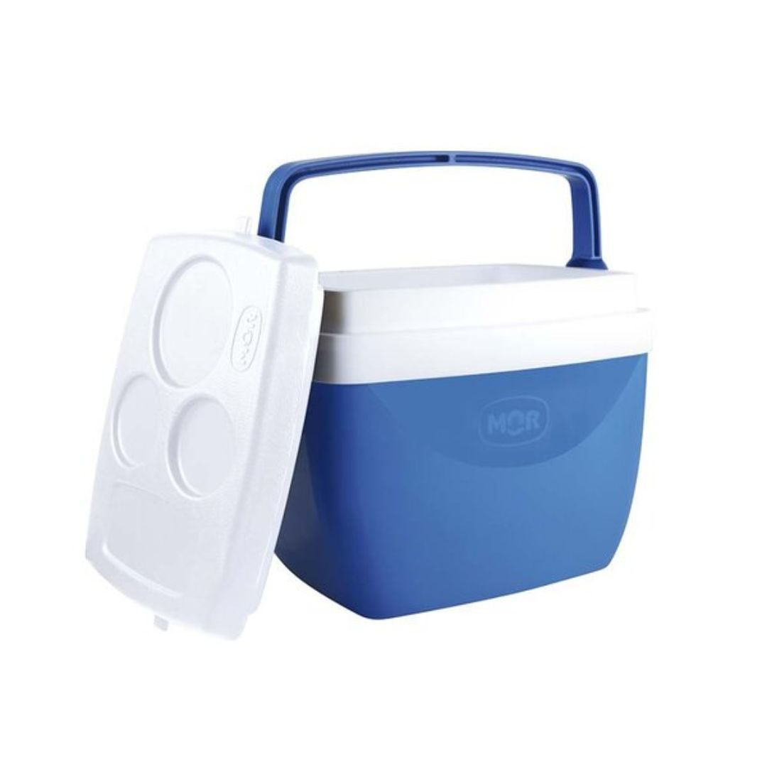 Caixa termica 12 litros azul - mor