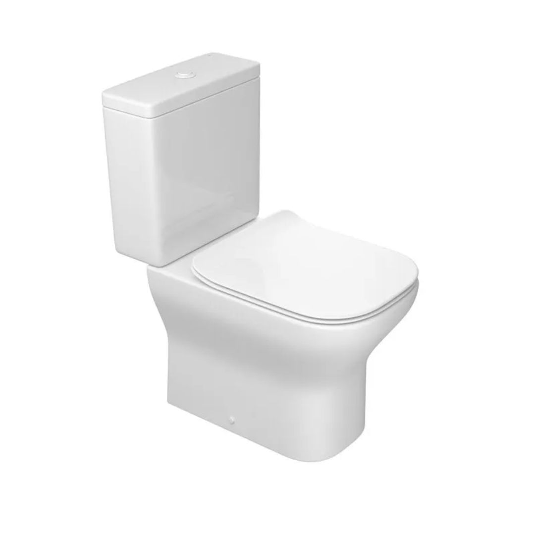 Kit bacia com caixa acoplada axis branco