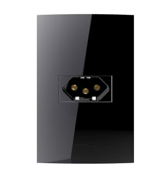 Conjunto 4x2 1tomada inovapro class 10a black