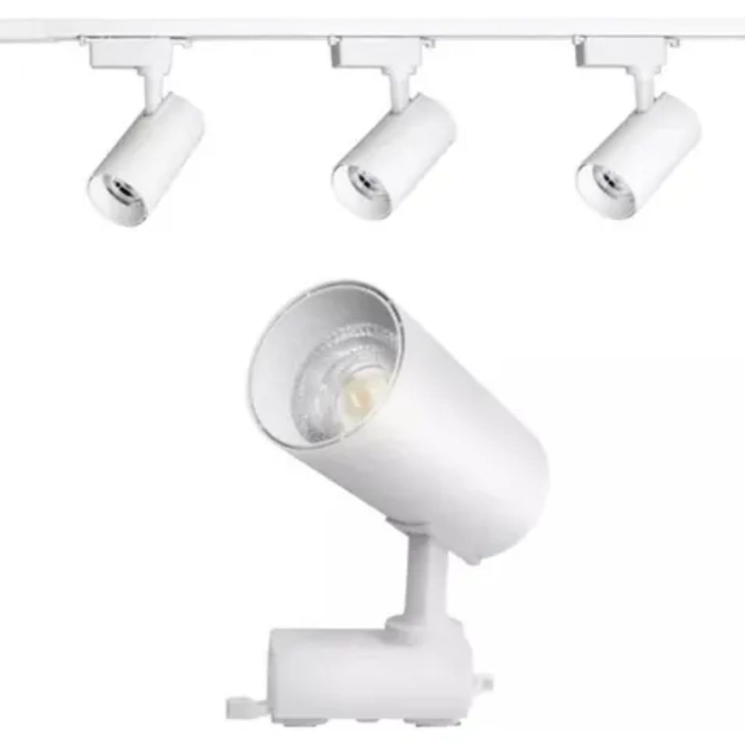 Kit Trilho Authentic 3 Spot Branco Quente 3000k 12w Avant