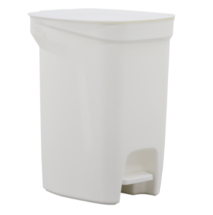 Lixeira  compact pedal 10l branco - tramontina