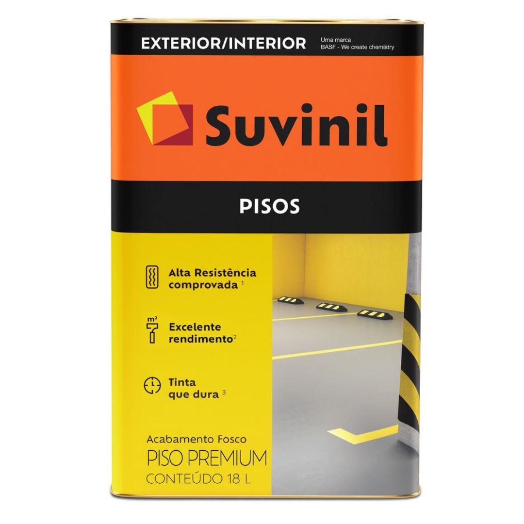 TINTA PISO ACRiLICO FOSCO 18L MARROM