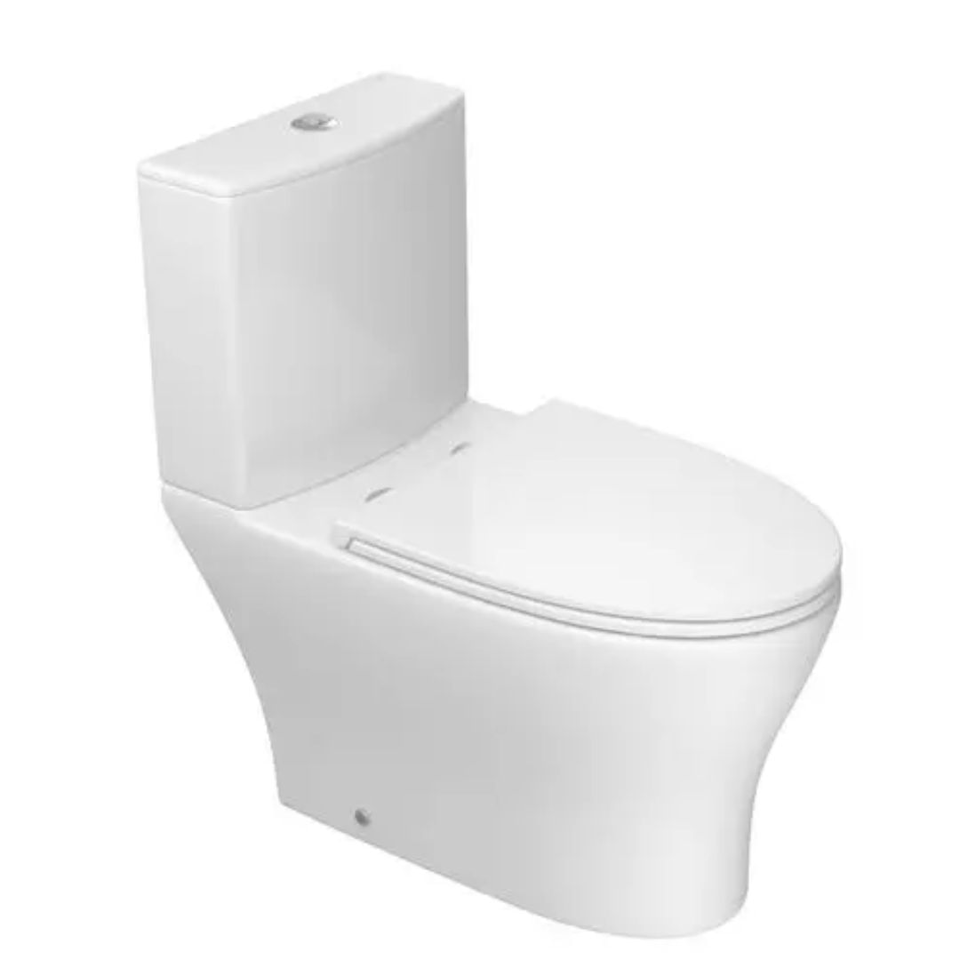 Kit bacia com caixa acoplada level total clean branco
