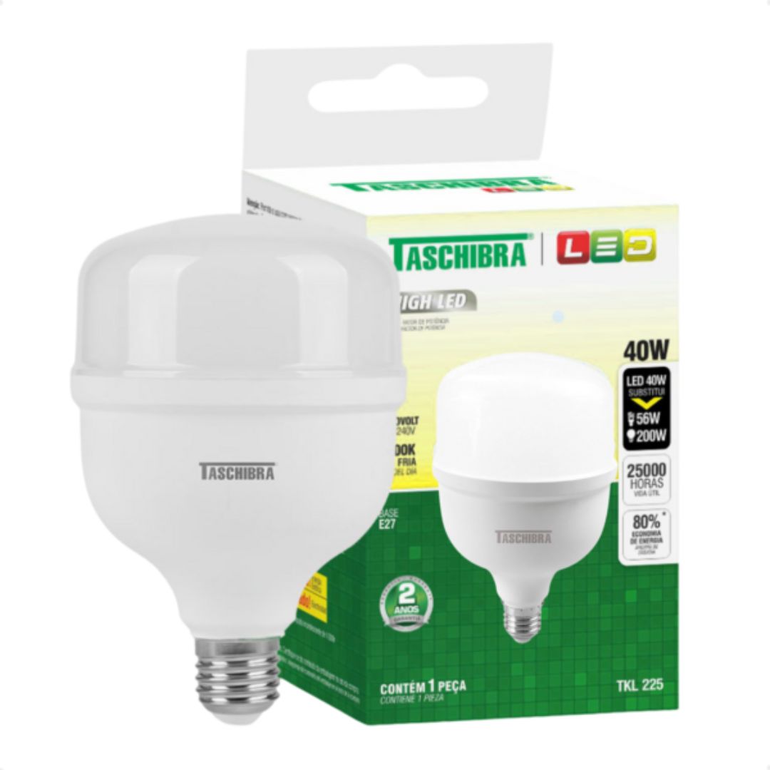 Lampada led e27 high tkl225/40w 3000k