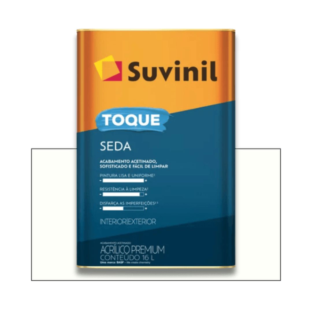Tinta Acrílica Toque Seda Branco Neve 18L Suvinil