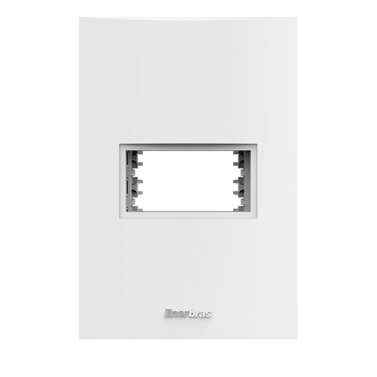 placa 1modulo esp beleze 2x4 enerbras branco c/sup - 1411E4