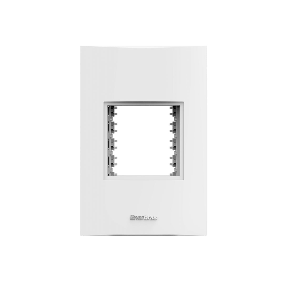 placa 2modulos esp beleze 2x4 enerbras branco c/sup - 1411E5