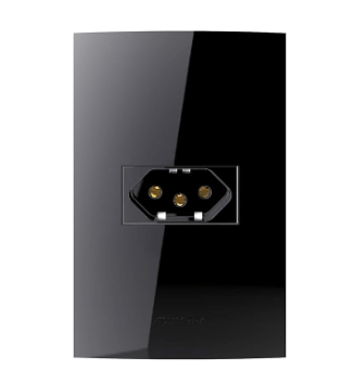 Conjunto 4x2 1tomada inovapro class 20a black