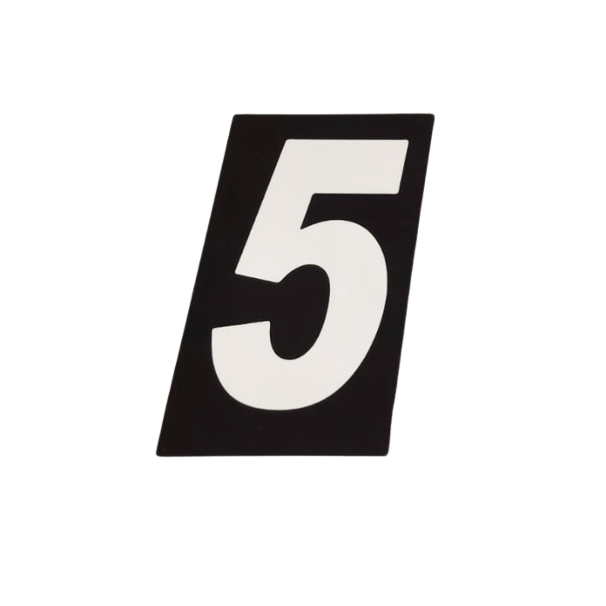 numero 5 pratico numeral prata - 2506