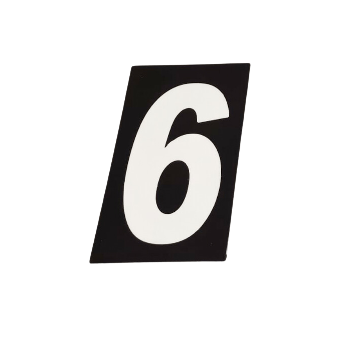 numero 6 pratico numeral prata - 2507