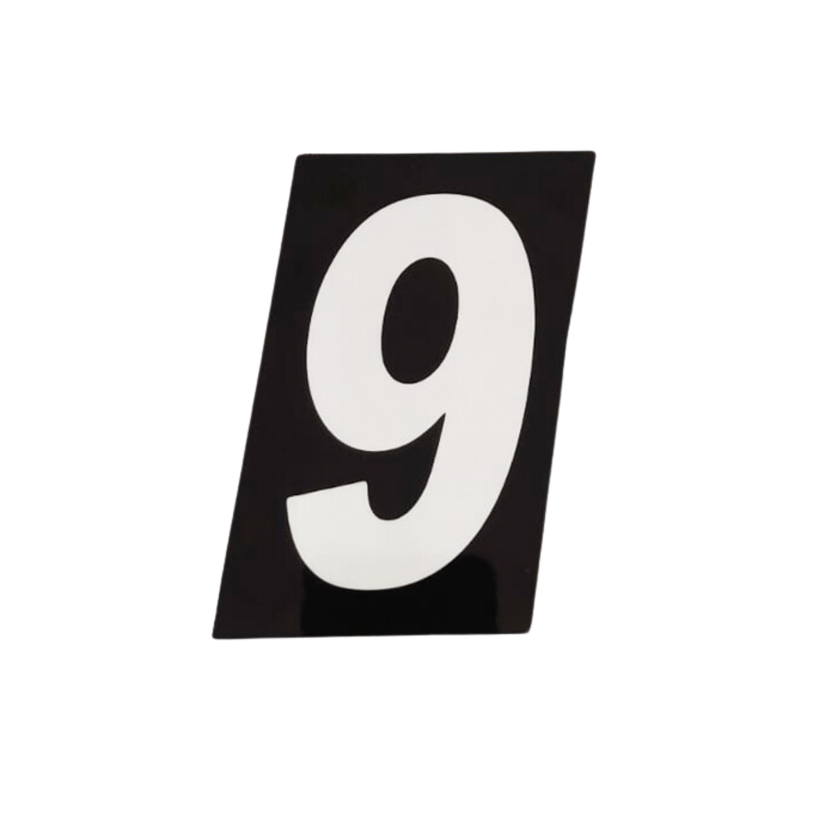 numero 9 pratico numeral prata - 2510
