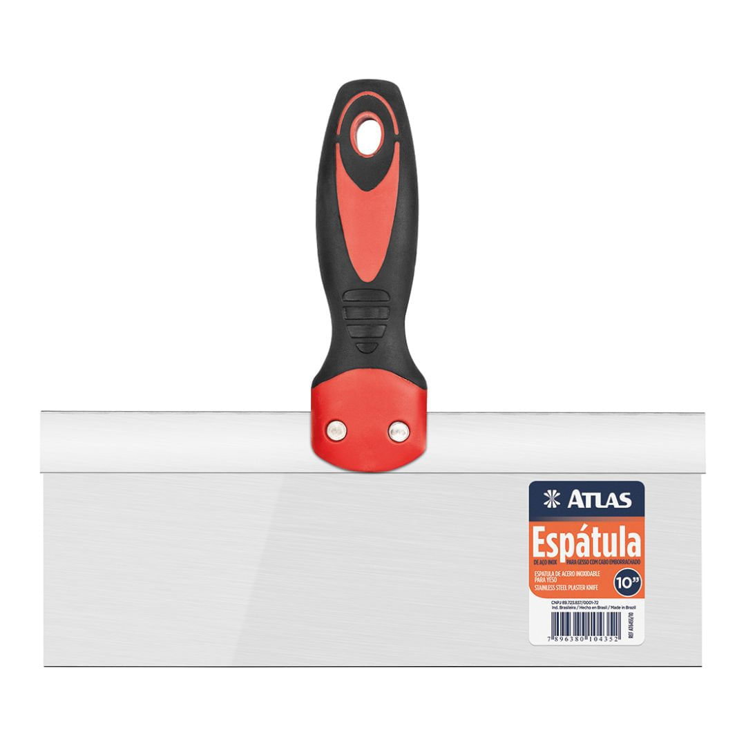 espatula inox retangular drywall 10 25cm atlas - AT6455/10