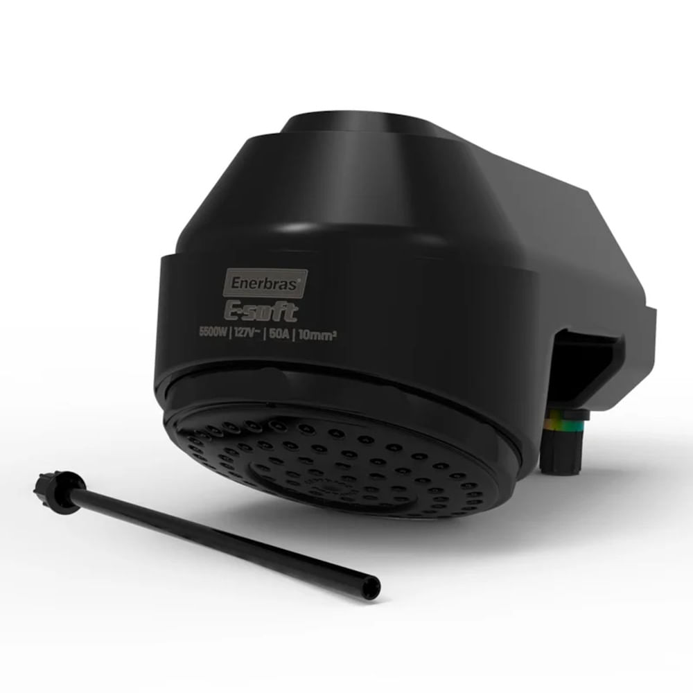 Ducha Eletrônica E-Soft 5500W 127V Preta
