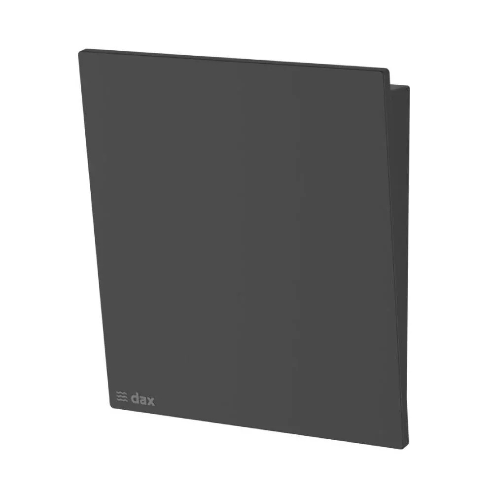 Acabamento de Válvula de Descarga Dax Preto Fosco