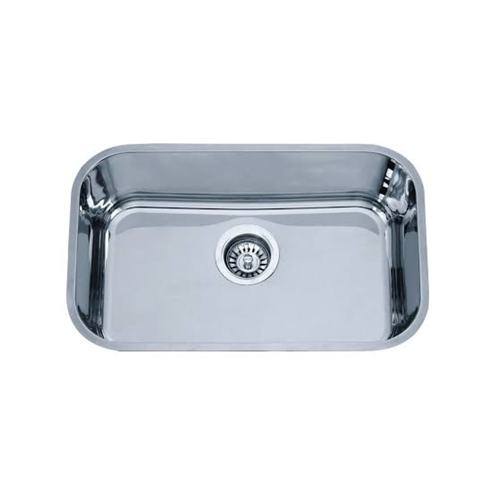 Cuba de Embutir Dax Inox Geneva 47x31 Polida com Válvula